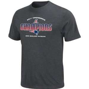   Dark Grey 2011 AFC Conference Champions Classic Charcoal III T Shirt