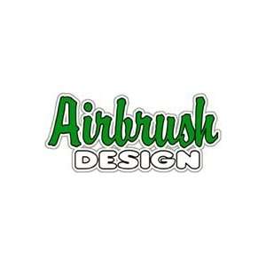  Airbrush Design Window Cling Sign