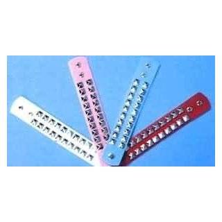 Studded Costume Bracelet   Single or Double Rowed (Shown in double)