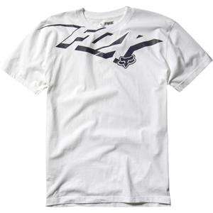  Fox Racing Speed Freak T Shirt   Large/White Automotive