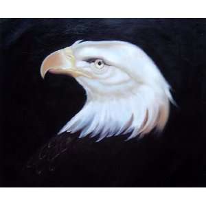  Head Of American Bald Eagle Oil Painting 20 x 24 inches 