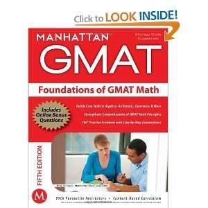 Foundations of GMAT Math (Instructional Guide Manhattan GMAT 