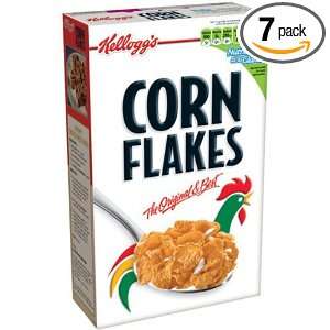 Kelloggs Corn Flakes, 12 Ounce (Pack of 7)  Grocery 