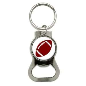  Football   Bottle Cap Opener Keychain Ring Automotive