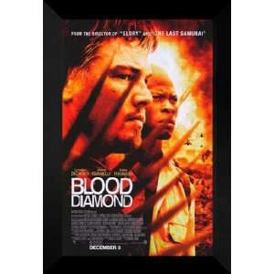 Blood Diamond 27x40 FRAMED Movie Poster   Style B 2006