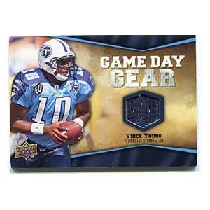  Vince Young 2009 Upper Deck Game Day Gear Card Sports 
