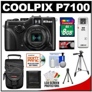  Nikon Coolpix P7100 10.1 MP Digital Camera (Black) with 
