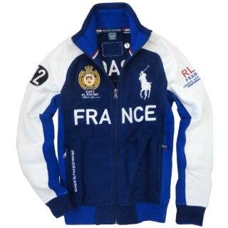 Ralph Lauren Womens Blue Label RL Racing Track Jacket, France