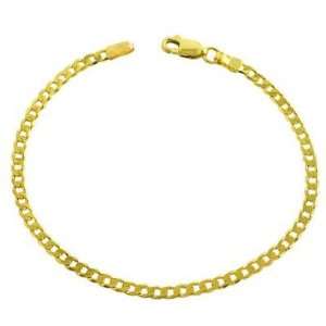  14K Yellow Gold Curb Link Bracelet Katarina Jewelry