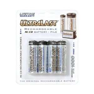   Ultralast 350mah AAA Ni CD Rechargeable Batterie 4 Pack Electronics