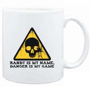 Mug White  Randy is my name, danger is my game  Male Names  