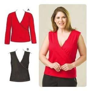  Kwik Sew Lapped V Neck Top Plus Size Pattern By The Each 
