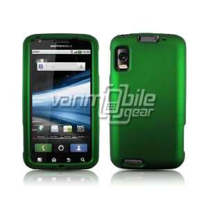 VMG Green Hard 2 Pc Rubberized Texture Plastic Snap On Case + Screen 