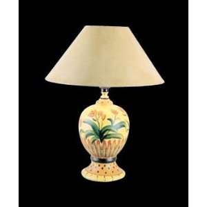  Table Lamps Yellow Ceramic, Table Lamp
