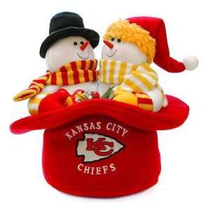  Kansas City Chiefs Snowmen Top Hat Show Off Your Holiday 