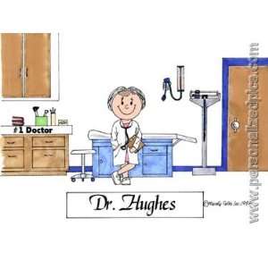 Personalized Keychain or Fridge Magnet   Doctor or Physician Assistant 