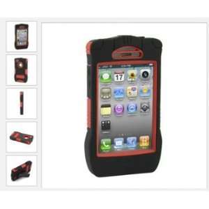 Trident Kraken Silicone Case For iPhone 4, Red, Model# KKN IPH4 RD (AT 