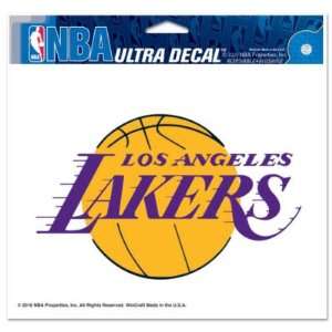  NBA Los Angeles Lakers 8 X 8 Die Cut Decal Sports 