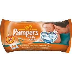  Pampers Simply Clean Wipes Scented