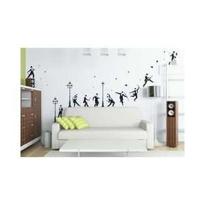   Starlight Dancing Top Hat Peel and Stick Wall Decals
