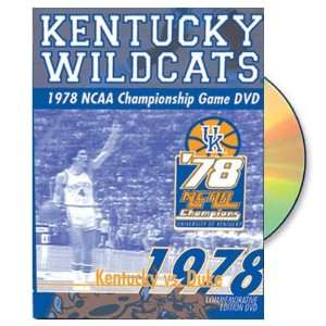   Kentucky Wildcats 1978 NCAA Championship Game DVD