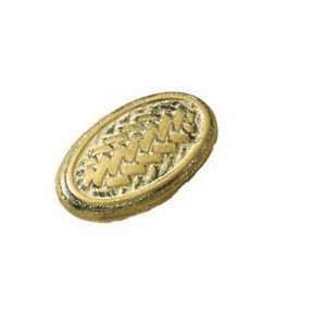  Knob   Oval Knob with Weaved Pattern