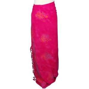  Spiral Batik Sarong In Pink