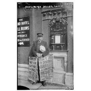  Newspaper seller,London