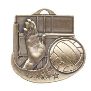  Volleyball Star Blast Medal