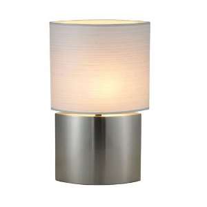  Adesso 6421 22 Sophia 1 Light Table Lamps in Satin Steel 