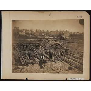  Track,Potomac River,Alexandria,Construction Force,c1862 