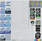 intel amd wind ows 2 sheets of computer case stickers