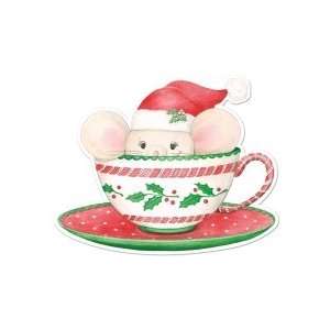   Greeting Cards   Christmas Mouse in Tea Cup 15 Ct.