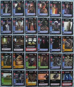 Young Jedi CCG Jedi Council Rare Cards  