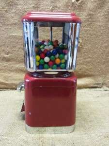 Vintage 1940s The Chloro King Gumball Machine  Antique Penny Gum 