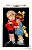 ARS. BUTCHER POSTCARD BOY AND GIRL BE BEST FRIENDS  