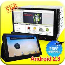   In Dash Car DVD Player Radio Stereo GPS NAV System WiFi+Android 2.3 PC