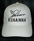 RIHANNA CAP / HAT WITH STITCHED AUTOGRAPH