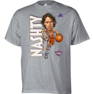  adidas Phoenix Suns Steve Nash Nashty Caricature T Shirt 