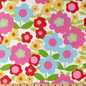  44 Wide Pocket Full Of Posies Floral Multi Fabric By The 