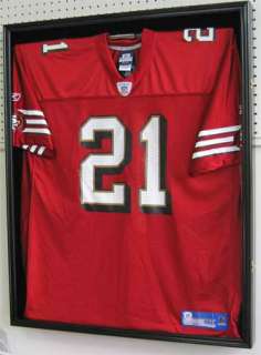 Football Jersey Display Case Cabinet, Hardwood Frame with UV 