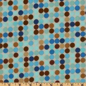   Urban Flannel Dots Brown Fabric By The Yard Arts, Crafts & Sewing