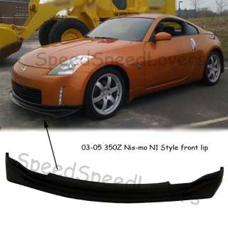 03 05 350Z NIS MO Z33 N1 Style Front Bumper Lip Kit PU Spoiler  