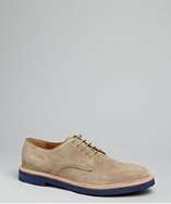 Gucci beige suede lace up oxfords style# 319257201