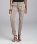  Goldschmied khaki cotton blend slim cargo pants style# 318702302