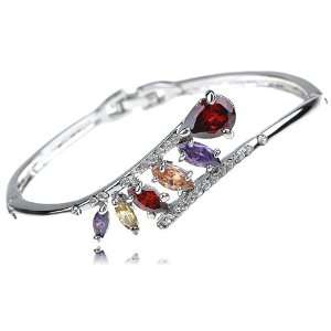   Inspired Swarovski Crystal Element Bejeweled Teardrop Bracelet