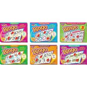   Enterprises Elementary Math Bingo Games   Set of 7