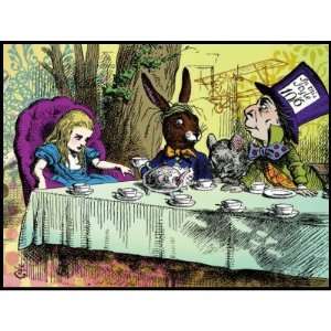  Mad Hatters Tea Party Postage Stamps
