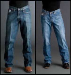 NWT Mens Cinch White Label Jeans in Dark & Light Wash  