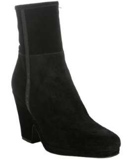 Prada Sport black suede wedge ankle boots  